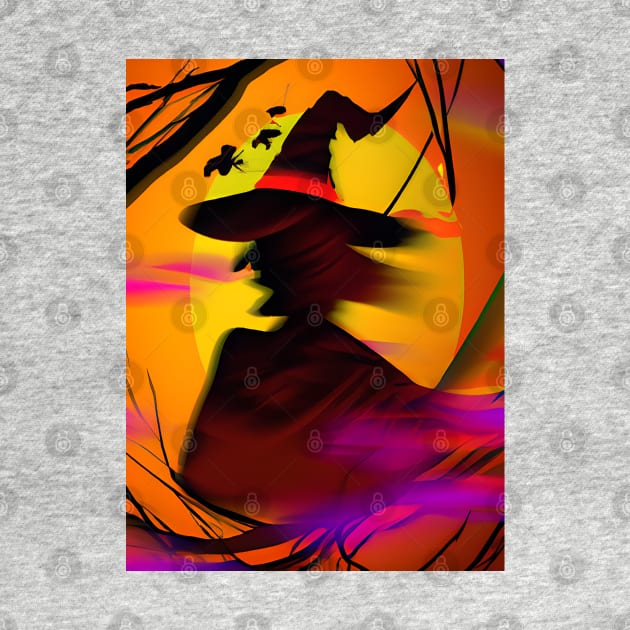 A Witch Silhouette by AbstraktTheArt